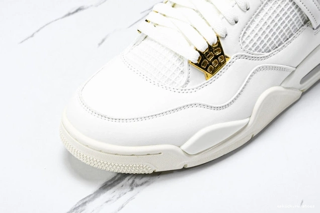 Cheap Gold AQ9129-170 Retro Metallic Jordan 4 0822